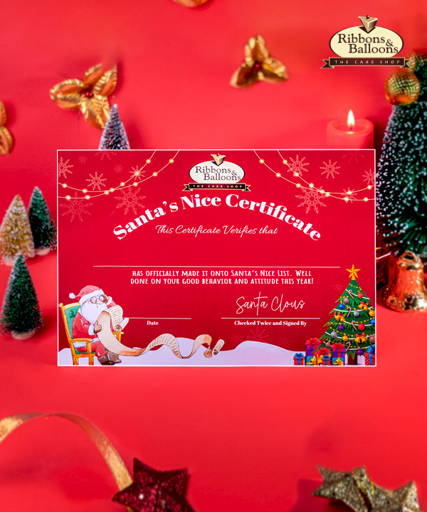 Christmas Certificate