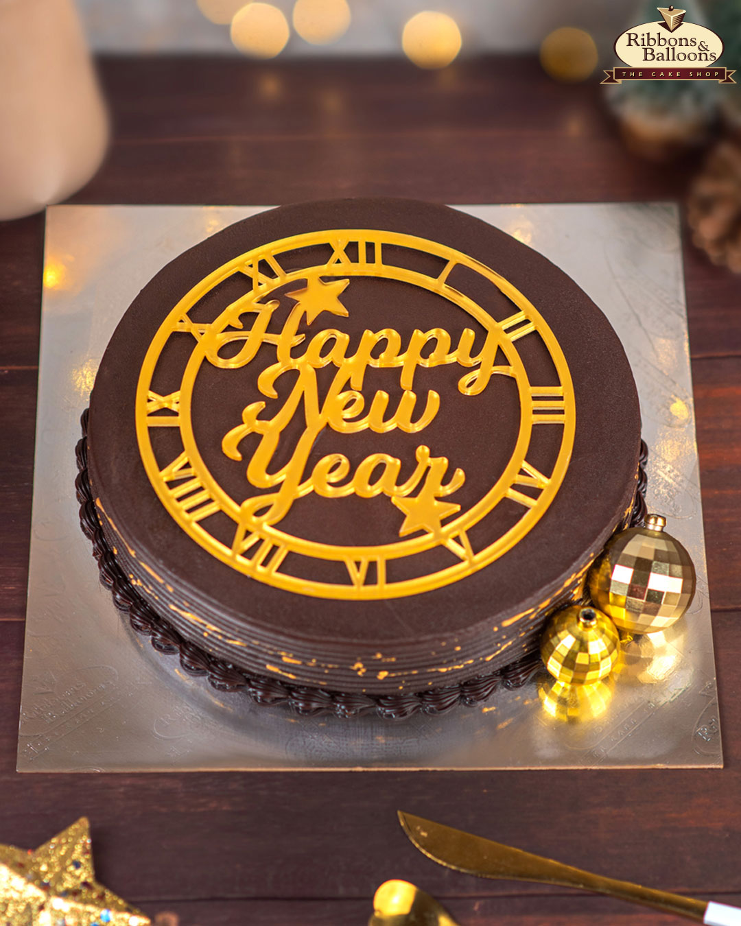 New Year Special Chocolate Cake