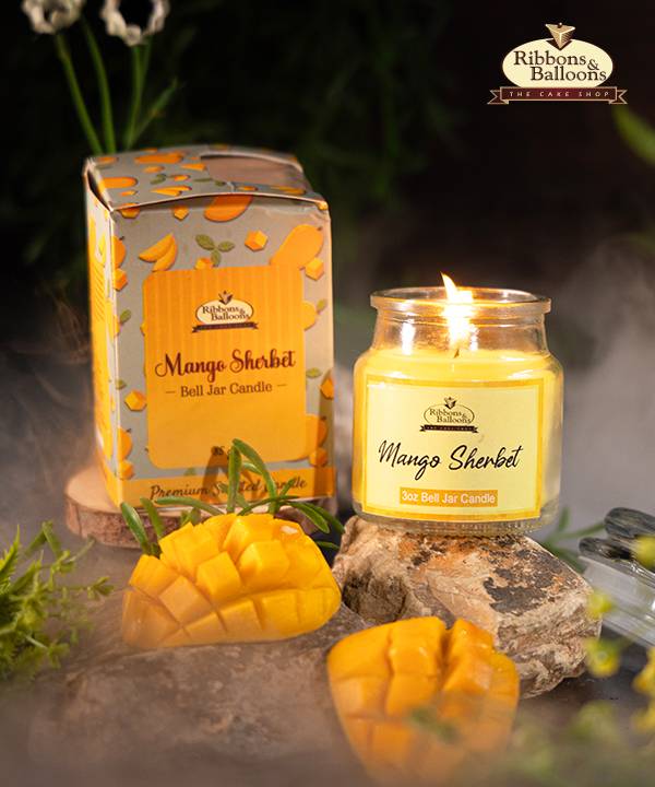 Mango Sherbet Bell Jar Candle