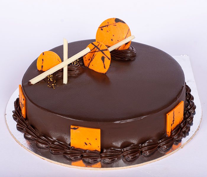 Orange Nougatine Cake