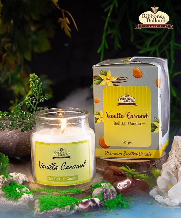 Vanilla Caramel Bell Jar Candle