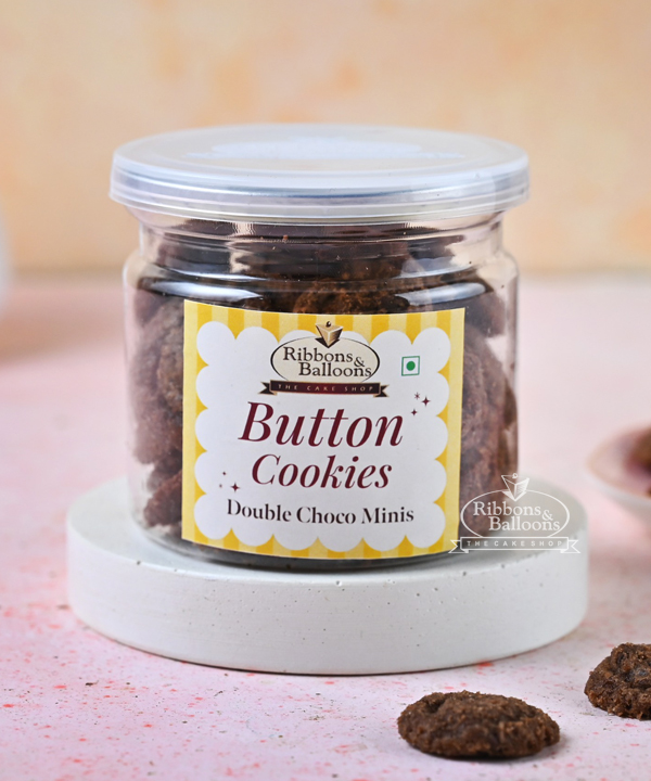 Double Chocolate Button Cookies