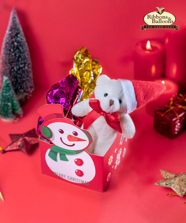 XMas Teddy Hamper