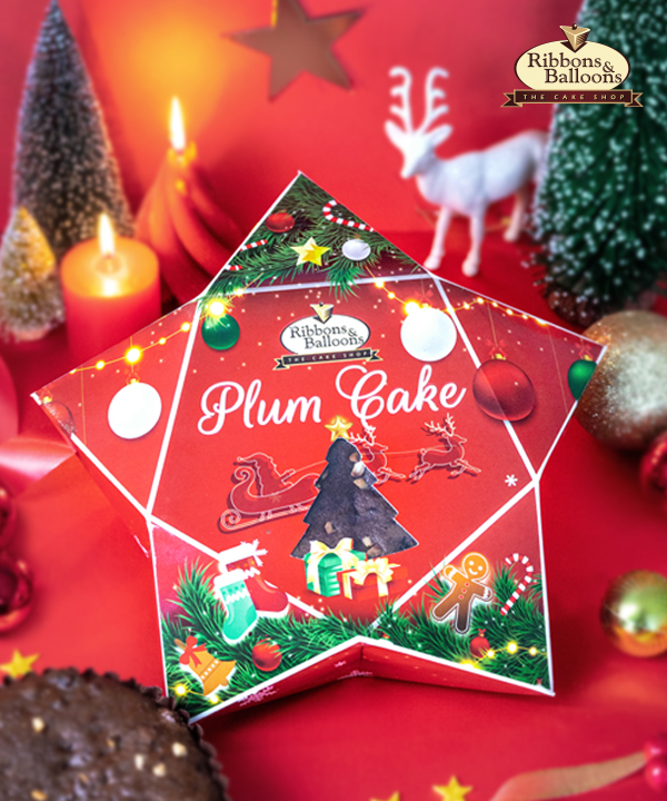 XMas Star Plum Cake